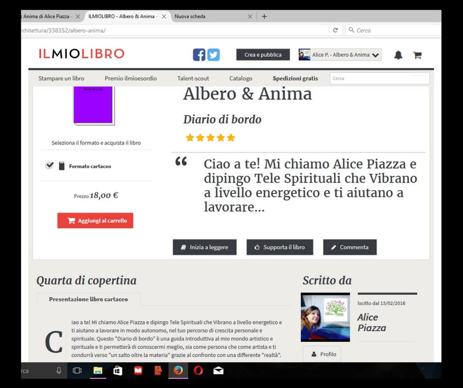 Albero & Anima – Diario di bordo….il LIBRO! :-)